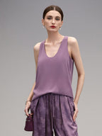 COCOBELLA Versatile U Neck H Shaped Straight Tank For Women Casual Polyester Tops