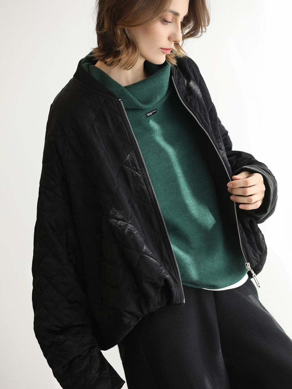 COCOBELLA Viscose Blend Straight Fit Ol Office Crew Neck Long Sleeve T Shirt Women Shirts