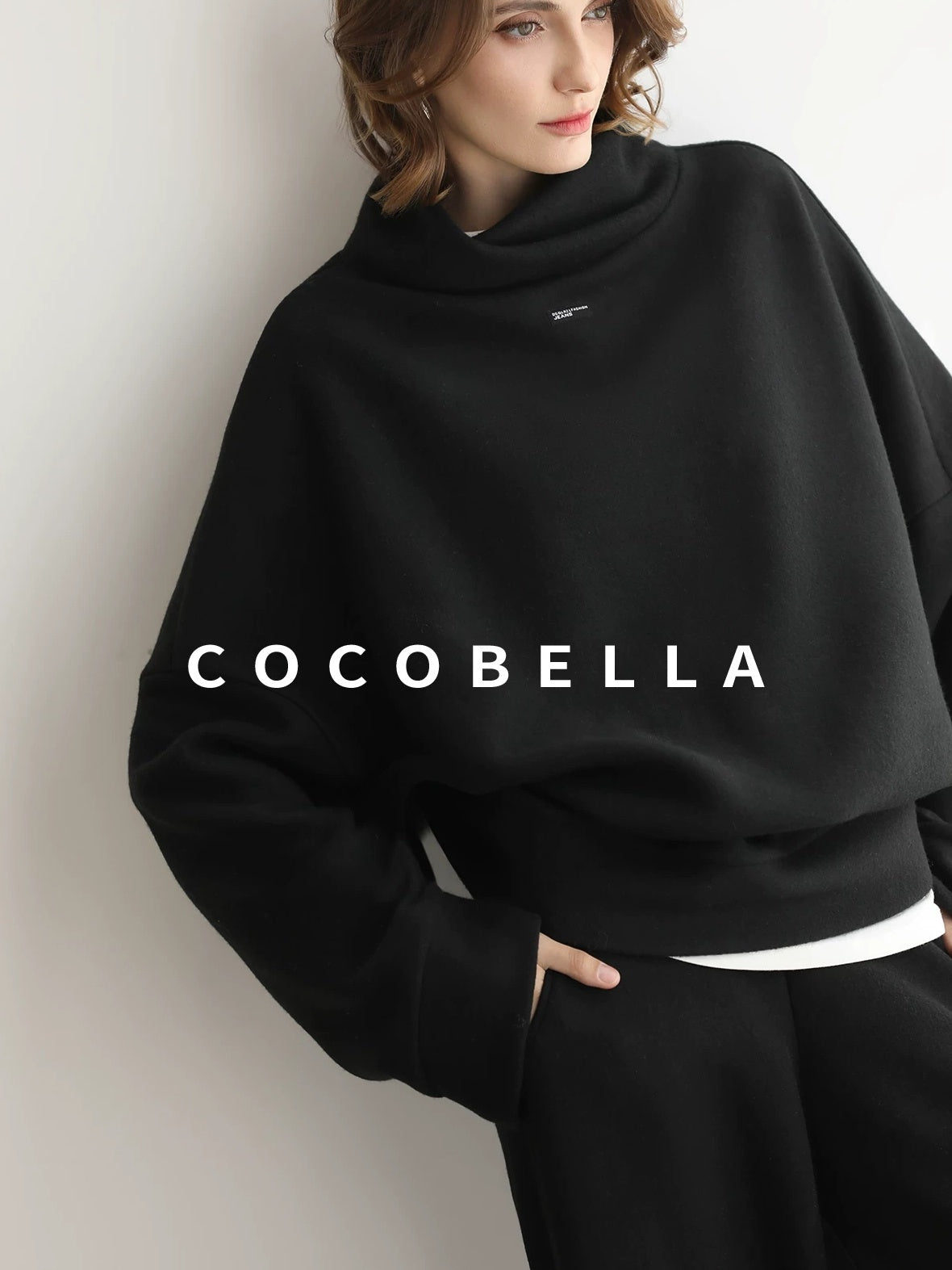 COCOBELLA Viscose Blend Straight Fit Ol Office Crew Neck Long Sleeve T Shirt Women Shirts