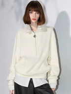 COCOBELLA Viscose Linen Blend Straight Women Striped Long Sleeve Shirts
