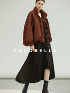 COCOBELLA Warm 90 Percent Down Commuter Straight Printed City Women Down Jackets