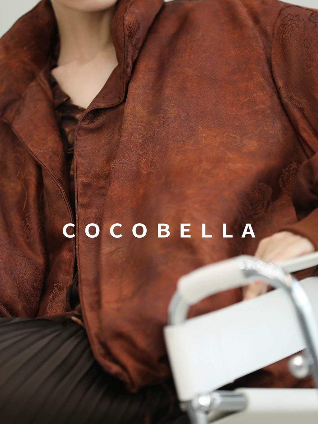 COCOBELLA Warm 90 Percent Down Commuter Straight Printed City Women Down Jackets