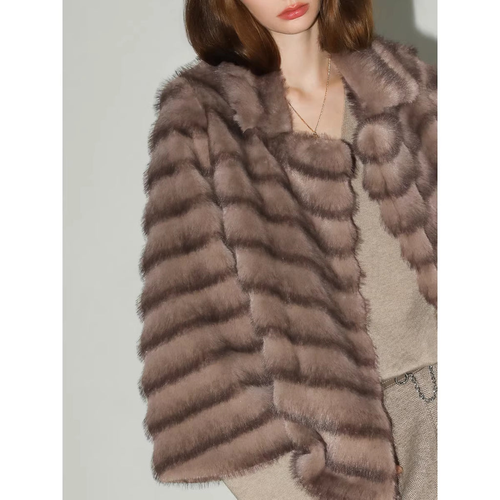 COCOBELLA_Warm_Faux_Fur_Oversized_Lapel_Collar_Commuter_Women_Pastel_Stripe_Jackets_MISSTT