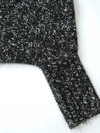 COCOBELLA Warm Shimmer Batwing Sleeve Office Women Panda Color Turtleneck Knit Sweater