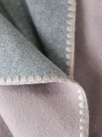 COCOBELLA Wool Blend Belted Shell Embroidery Tailored Straight Long Lapel Ol Coats