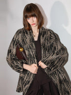 COCOBELLA Wool Blend Midlength Double Breasted Vintage Loose Fit Pockets Buttons Coats