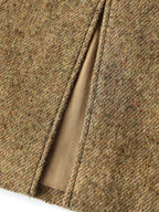 COCOBELLA Wool Blend Midlength Straight Open Cardigan Women Work Warm Ginger Coats