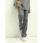 COCOBELLA_Wool_Blend_Striped_Natural_Waist_Straight_Leg_Casual_Women_Grey_Pants_MISSTT