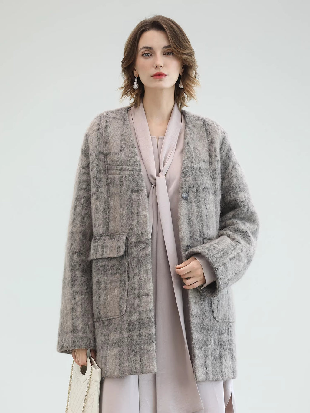 COCOBELLA_Wool_Blend_Vintage_Straight_Mid_Length_Women_Single_Breasted_Plaid_Coats_MISSTT