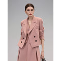 COCOBELLA_Work_Ready_Button_Double_Breasted_Straight_Cut_Short_Honey_Pink_Women_Blazers_MISSTT