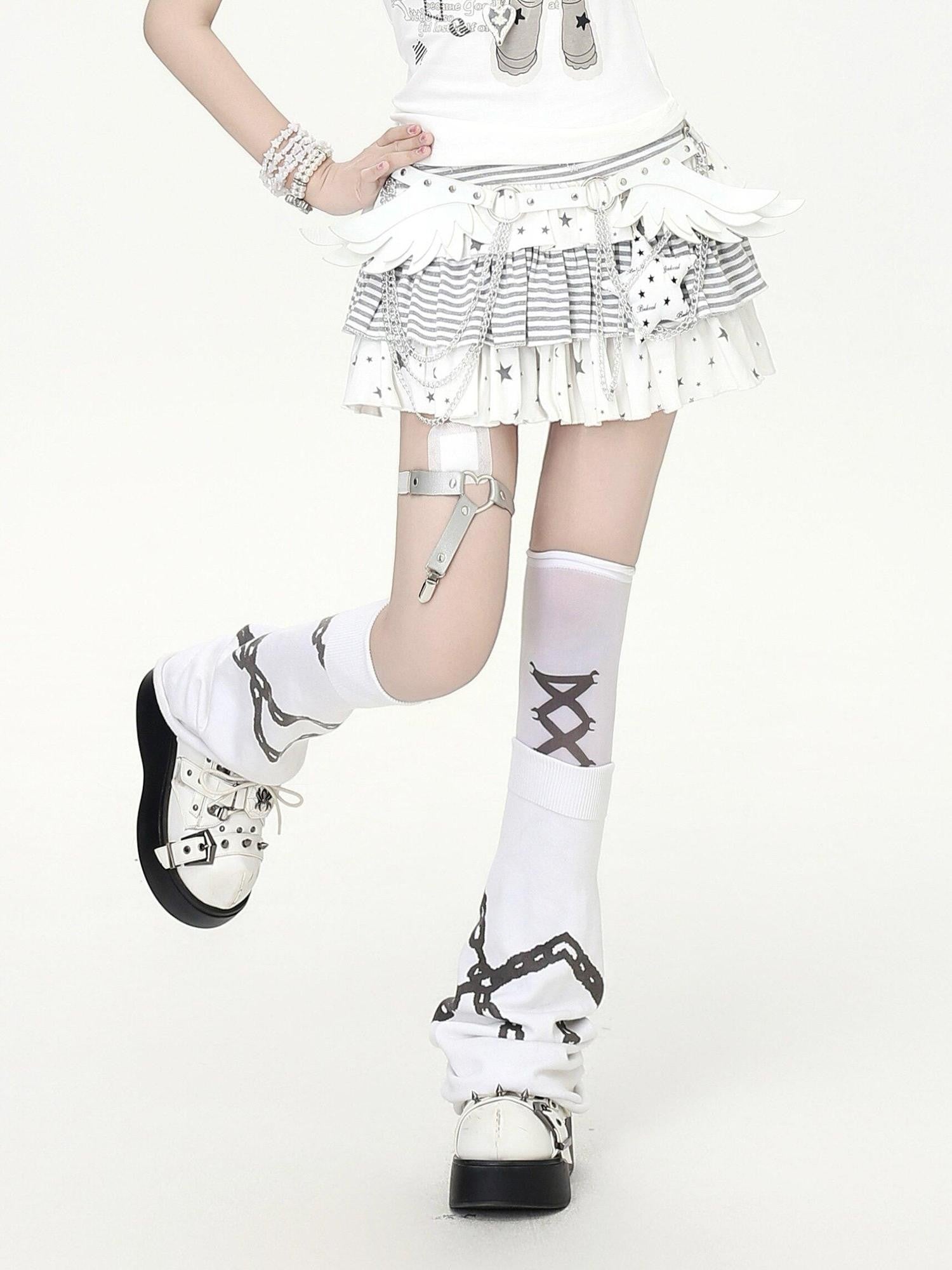 CRAZYGIRL Angel Wing Sweet Cool Y2k Subculture Hot Girl Waist Chain Women's Belts