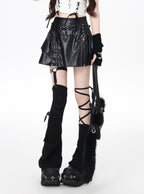 CRAZYGIRL_Black_Y2k_Subculture_Zippered_Cake_High_Waist_Women's_Faux_Leather_Mini_Skirts_1022749532740_MISSTT