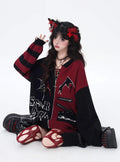 CRAZYGIRL_Colorblock_Striped_Gothic_Women's_Loose_Knit_Thermal_Cardigans_984366579017_MISSTT