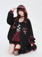 CRAZYGIRL_Embroidered_Plaid_Patchwork_Lapel_Collar_Baseball_Style_Women's_Casual_Jackets_821332025478_MISSTT