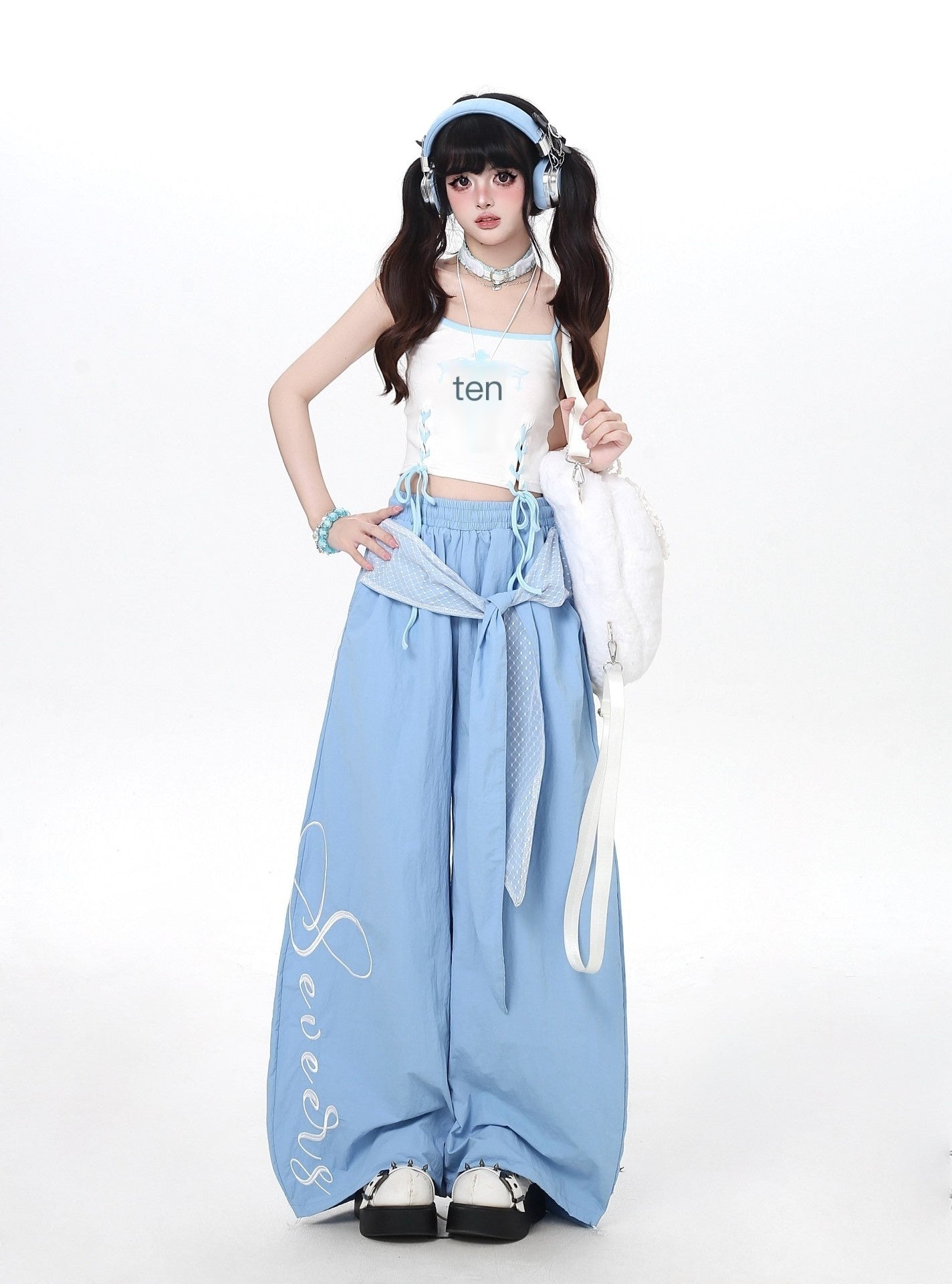 CRAZYGIRL_Lace_Tie_Embroidered_High_Waist_American_Style_Women's_Other_Fabric_Chinos_1042056344246_MISSTT