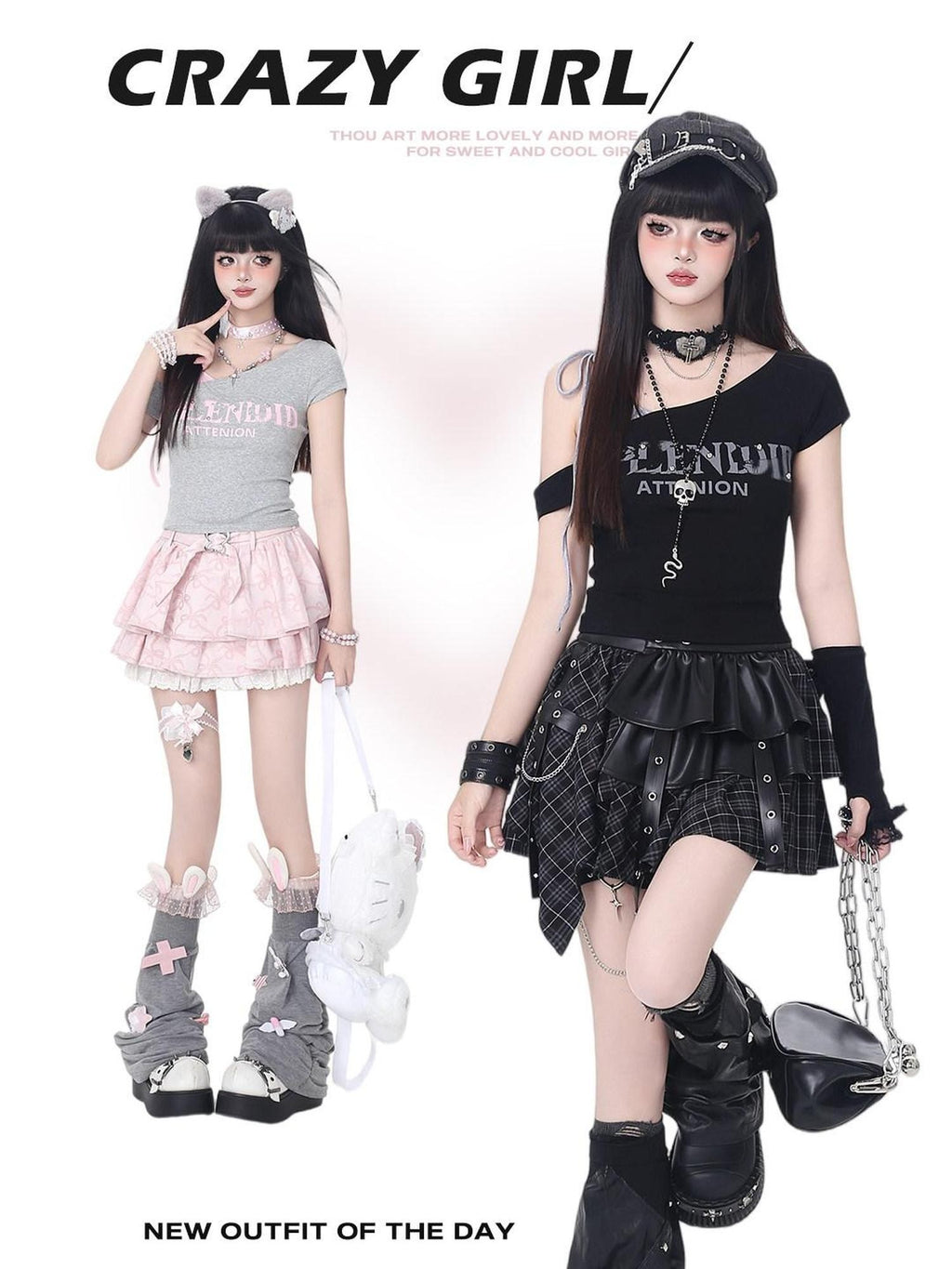 CRAZYGIRL Letter Print Tie Layered Asymmetrical Slim Women's Short Sleeve T-shirts