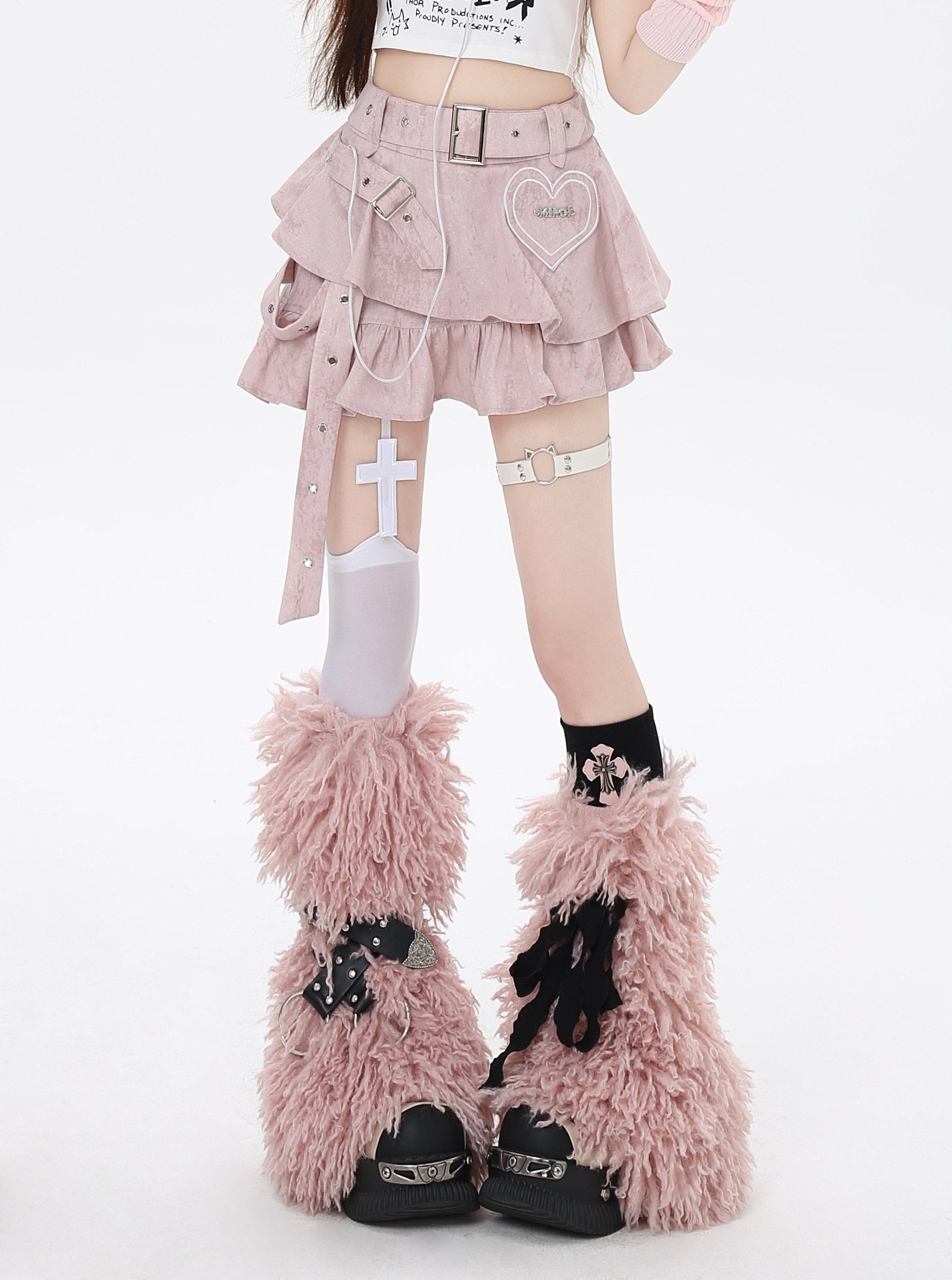 CRAZYGIRL_Pink_Tie_Dye_Irregular_Ruffle_High_Waist_Pleated_A_Line_Women's_Mini_Skirts_907534809936_MISSTT