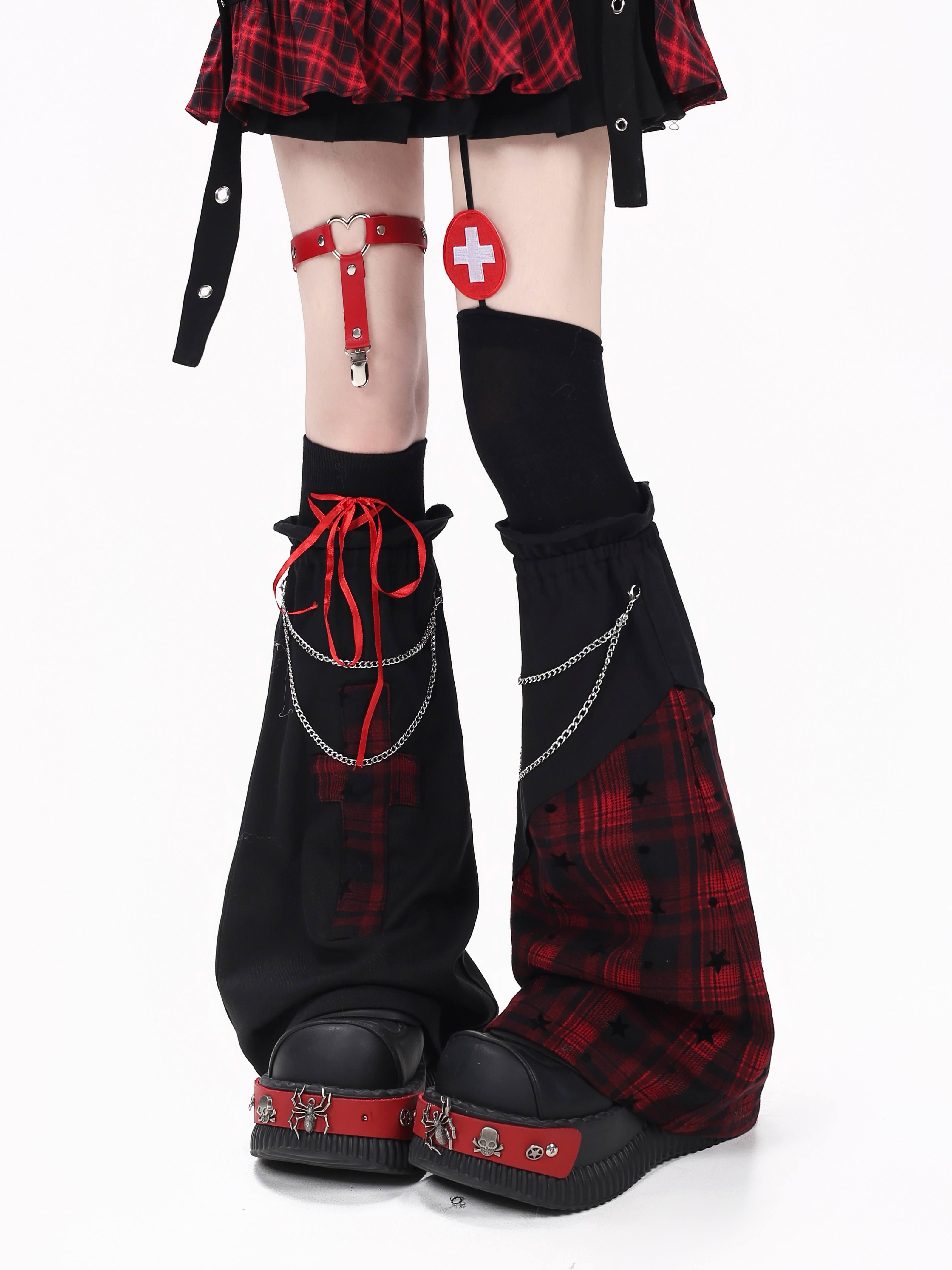 CRAZYGIRL_Plaid_Asymmetrical_Tiered_High_Waist_Slimming_Zipper_Women's_Mini_Skirts_1054629302444_MISSTT
