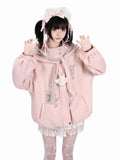 CRAZYGIRL_Plaid_Embroidered_Bow_Hooded_Loose_Women's_Suede_Leather_Jackets_1073030825253_MISSTT