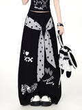 CRAZYGIRL_Polka_Dot_Bow_High_Waist_Loose_Draped_Women's_Other_Fabric_Chinos_1046786165314_MISSTT