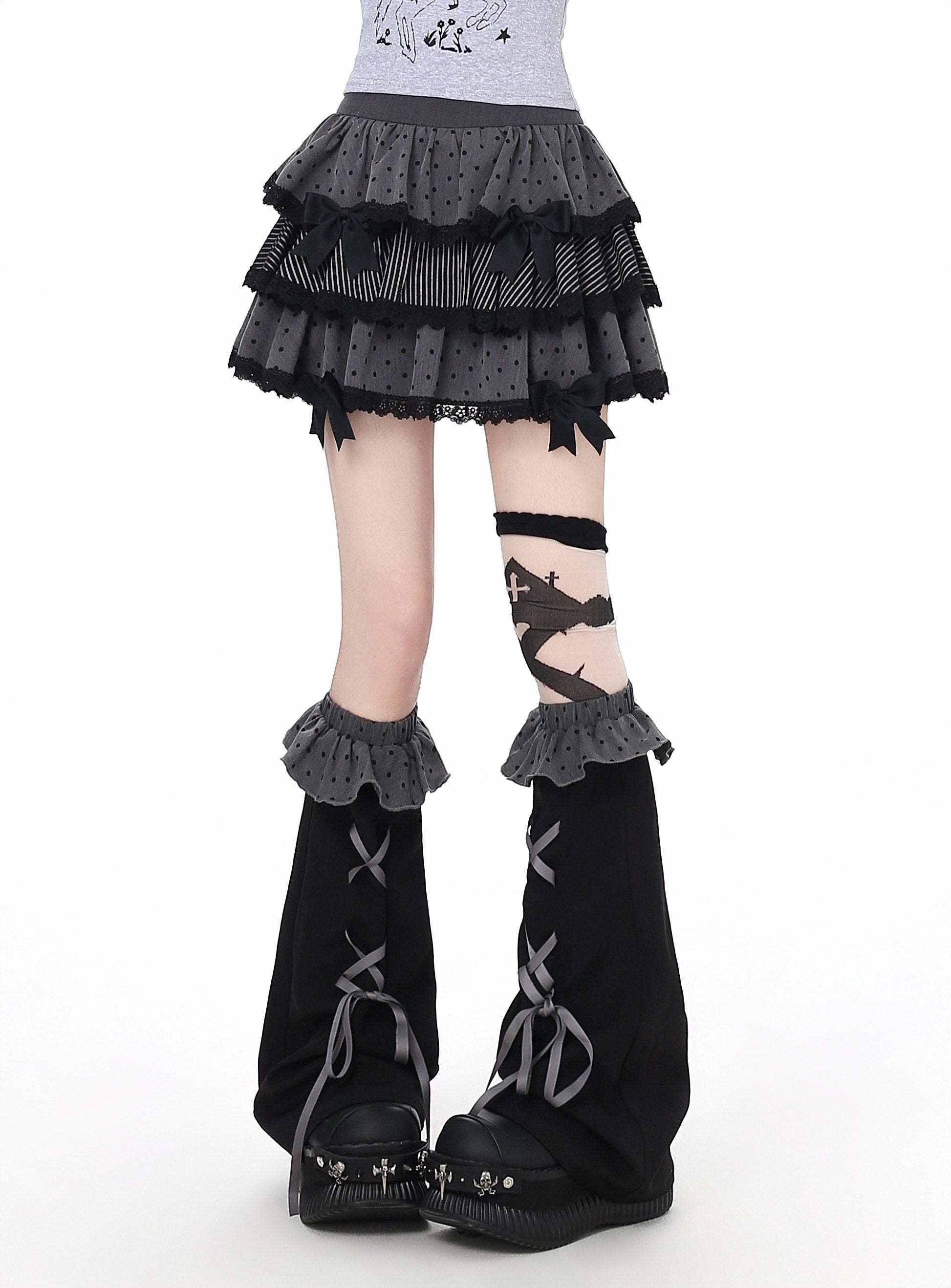 CRAZYGIRL_Polka_Dot_Vintage_Bow_Puff_Cake_Lace_Antistatic_Women's_Lace_Leg_Warmers_1042033868274_MISSTT