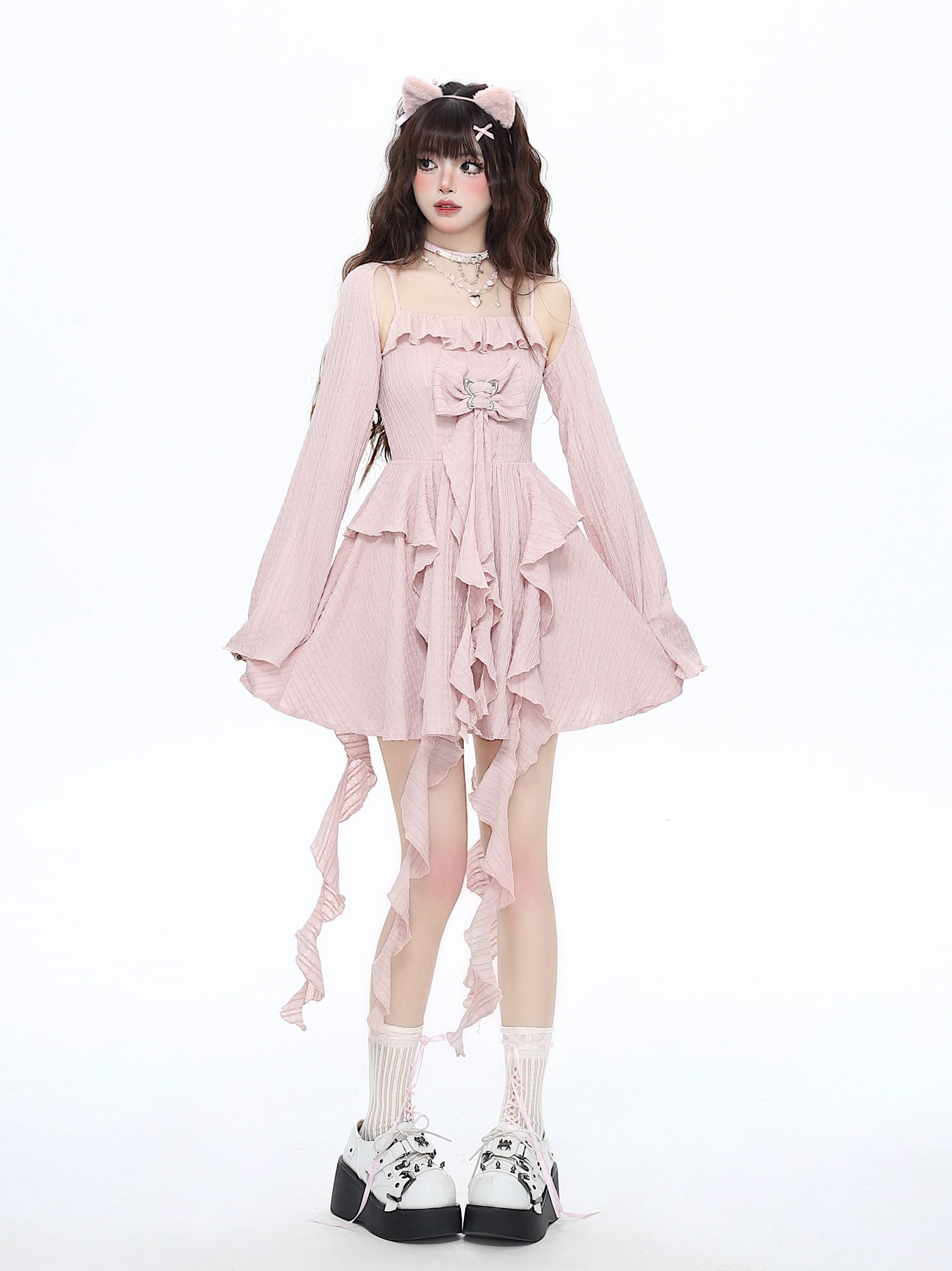 CRAZYGIRL_Seaside_French_Waist_Cinched_Spaghetti_Strap_Ethereal_Women's_Slip_Mini_Dresses_779628277895_MISSTT