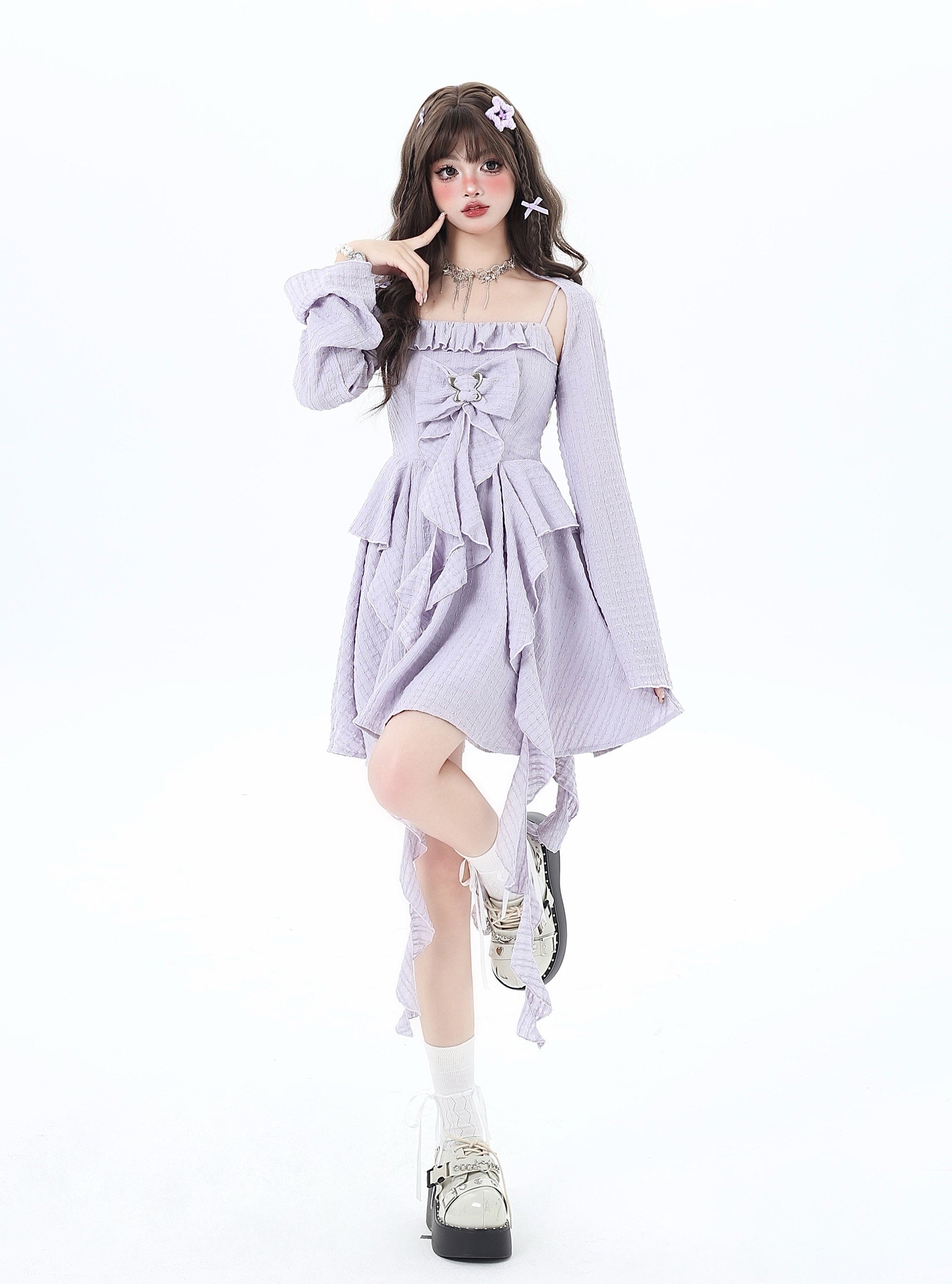 CRAZYGIRL_Seaside_French_Waist_Cinched_Spaghetti_Strap_Ethereal_Women's_Slip_Mini_Dresses_779628277895_MISSTT