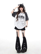 CRAZYGIRL_Star_Distressed_Patchwork_Raglan_Loose_Women's_Short_Sleeve_T-shirts_884970622683_MISSTT