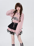 CRAZYGIRL_Sweet_Cartoon_Letter_Print_Two_Piece_Pullover_Women's_Knitted_Sweaters_821448612008_MISSTT