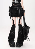 CRAZYGIRL_Sweet_Punk_Embellished_Bow_Ruffled_High_Waist_Back_Zipper_Women's_Mini_Skirts_1073784807599_MISSTT