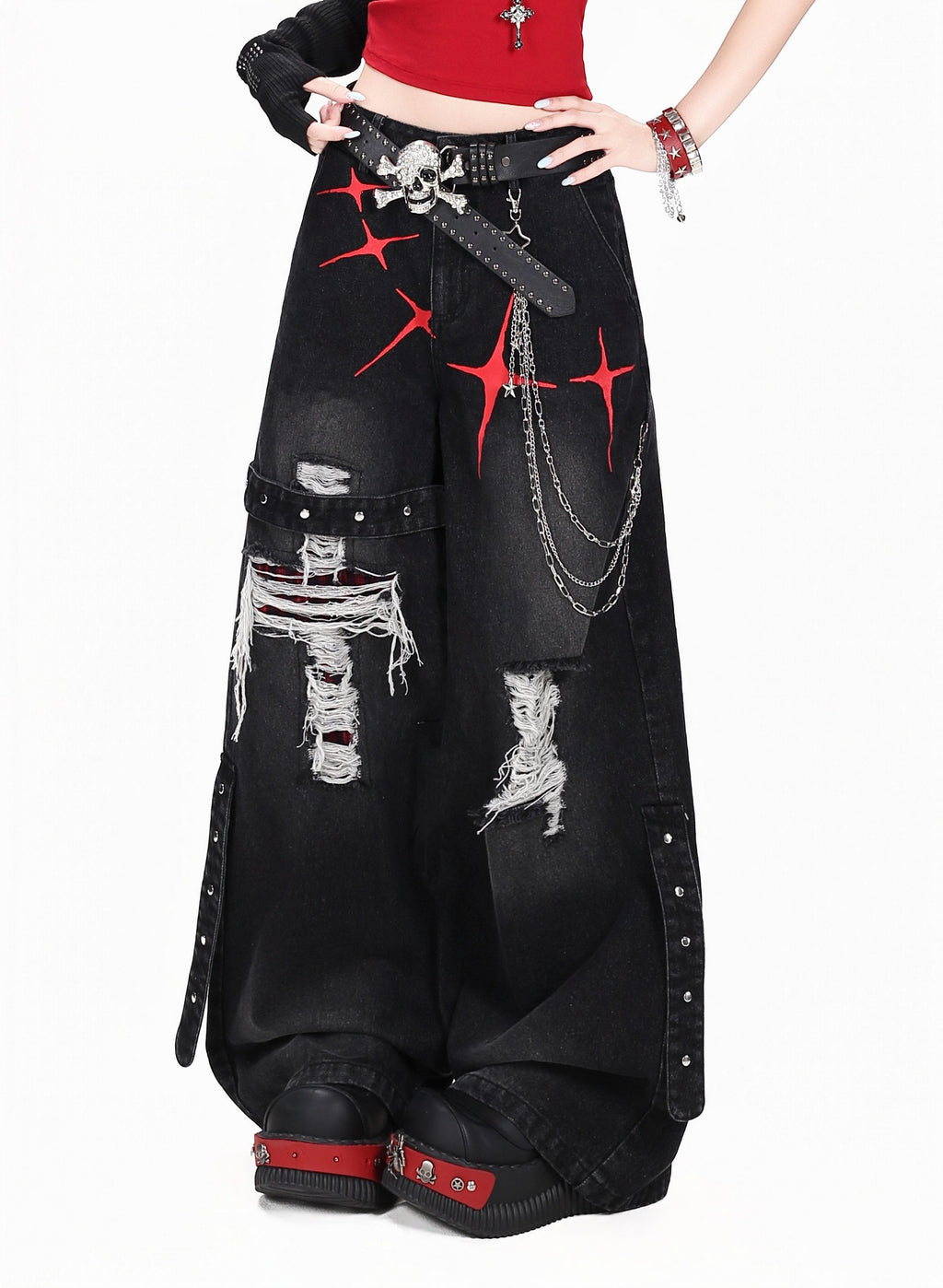 CRAZYGIRL_Vintage_Streetwear_Distressed_Ripped_Workwear_Women's_Denim_Wide-leg_Jeans_1069993386606_MISSTT