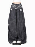 CRAZYGIRL_Vintage_Tie_Dye_Polka_Dot_High_Waist_Layered_Cargo_Women's_Wide-leg_Pants_1067317872483_MISSTT