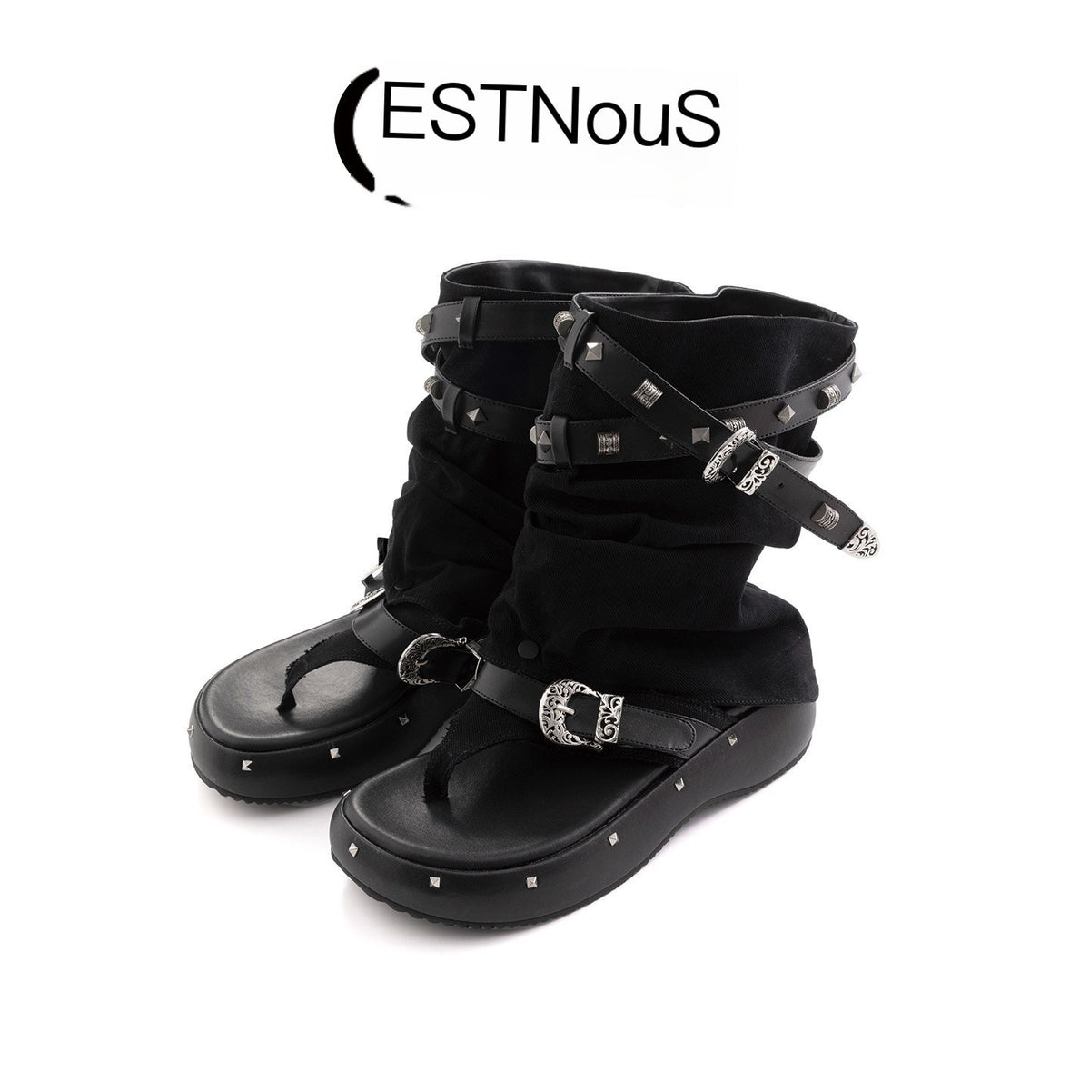 Cest_Nous_Punk_Studded_Detachable_Double_Strap_Platform_Women's_Leather_Sandals_1050560891066_MISSTT
