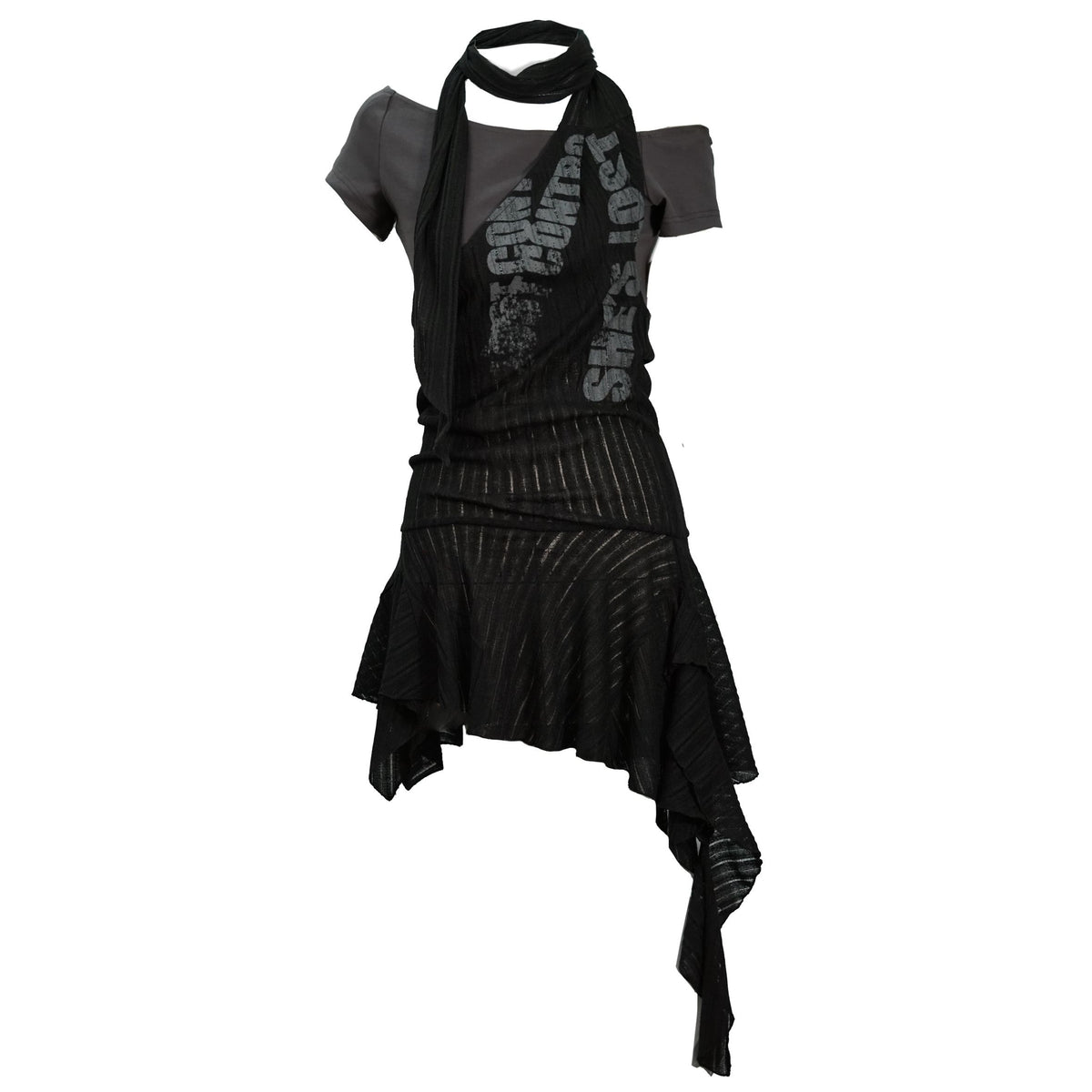 Cest_Nous_Street_Print_Halter_Neck_Layered_Women's_Polyester_Short_Sleeve_T-shirts_886078706230_MISSTT