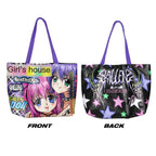 DeadEndKids_Anime_Animal_Print_Y2k_Sweet_Cool_Large_Capacity_Women's_Dupont_Paper_Tote_Handbags_993391968290_MISSTT