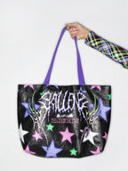 DeadEndKids Anime Animal Print Y2k Sweet Cool Large Capacity Women's Dupont Paper Tote Handbags