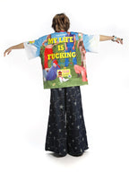 DeadEndKids Cartoon Bear Print Loose Fit Polyester Women's Short Sleeve T-shirts