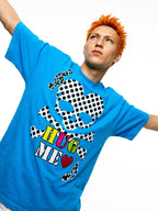 DeadEndKids Colorful Graphic Print Loose Fit Women's Cotton Short Sleeve T-shirts