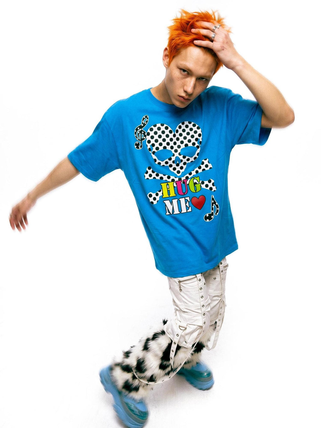 DeadEndKids Colorful Graphic Print Loose Fit Women's Cotton Short Sleeve T-shirts