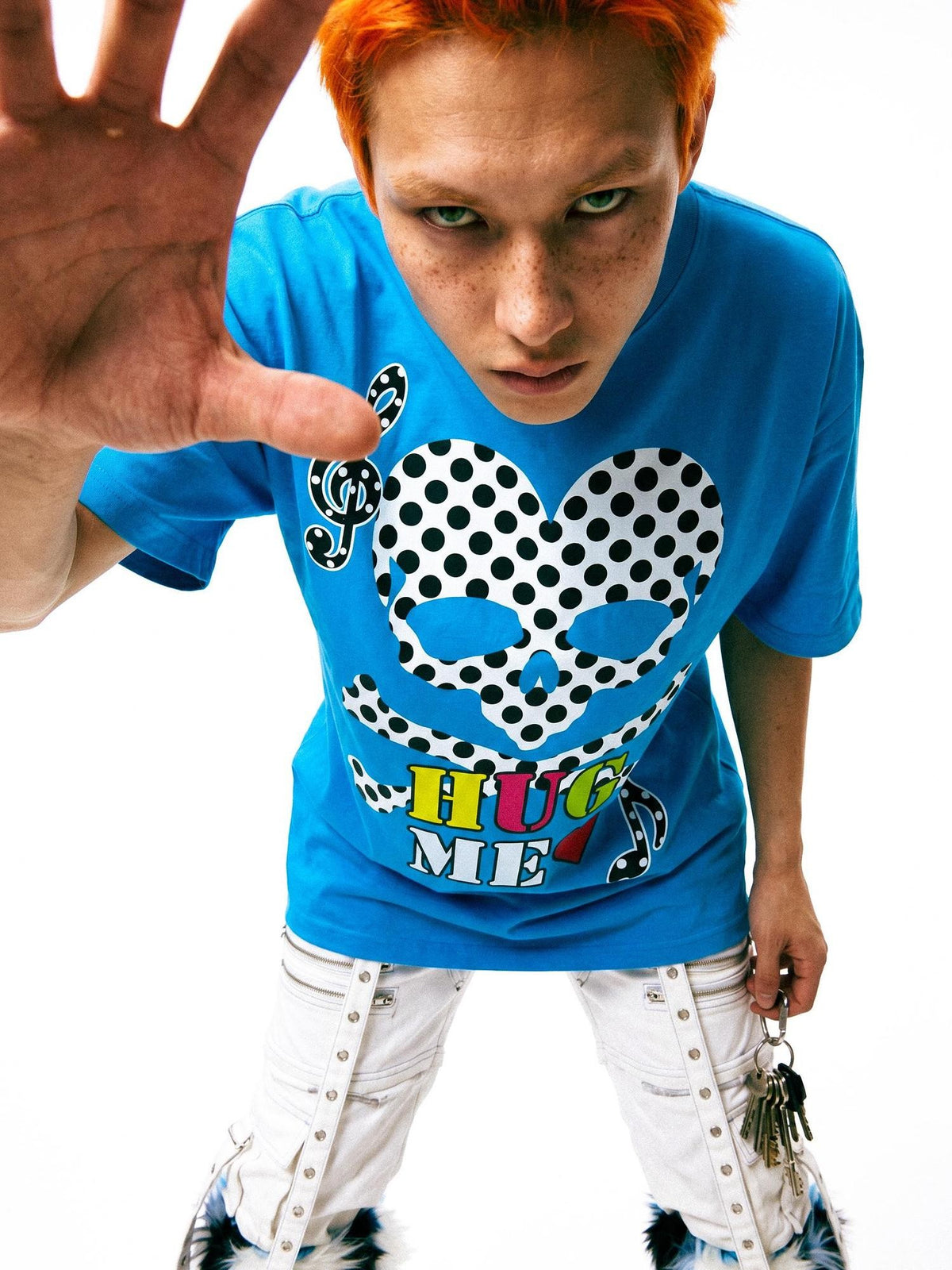 DeadEndKids Colorful Graphic Print Loose Fit Women's Cotton Short Sleeve T-shirts