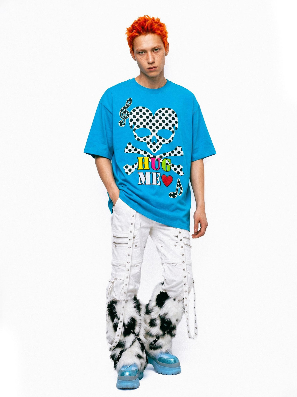 DeadEndKids Colorful Graphic Print Loose Fit Women's Cotton Short Sleeve T-shirts