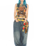 DeadEndKids Cute Print Stretch Slim Round Neck Polyester Women's Tank Tops