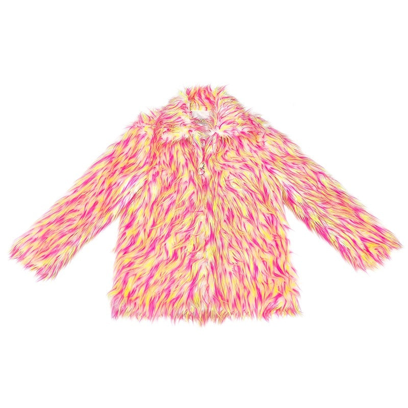DeadEndKids_Dreamy_Pink_Faux_Fur_Loose_Streetwear_Women's_Short_Coats_843991003993_MISSTT