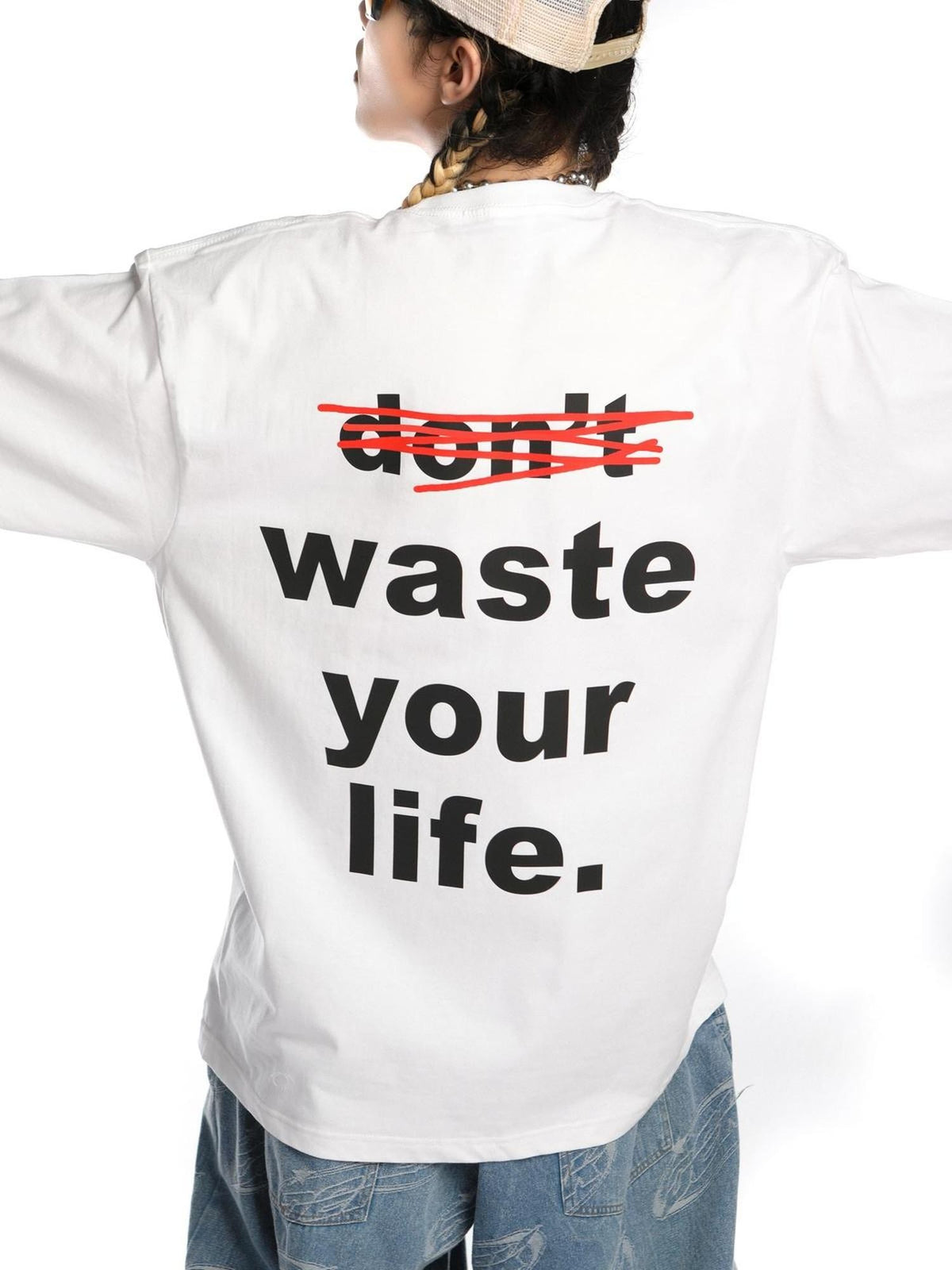 DeadEndKids Loose Fit Graphic Print Women's Cotton Short Sleeve T-shirts