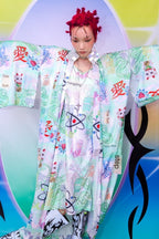 DeadEndKids_Lucky_Cat_Dragon_Print_Silk_Blend_Women's_Slip_Midi_Dresses_626079883454_MISSTT