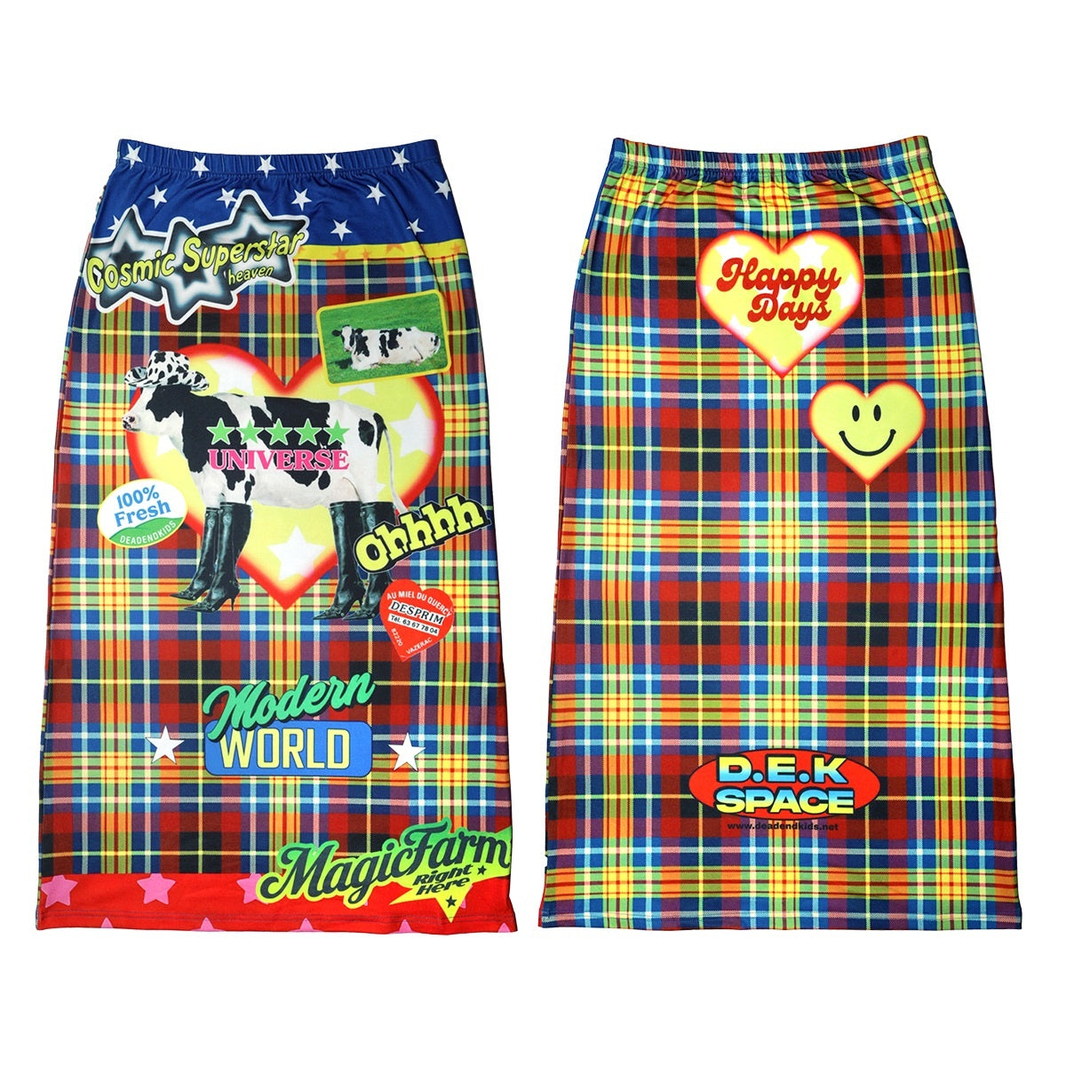 DeadEndKids_Reversible_Y2k_Print_Stretch_A_Line_Women's_Polyester_Maxi_Skirts_1044509747736_MISSTT