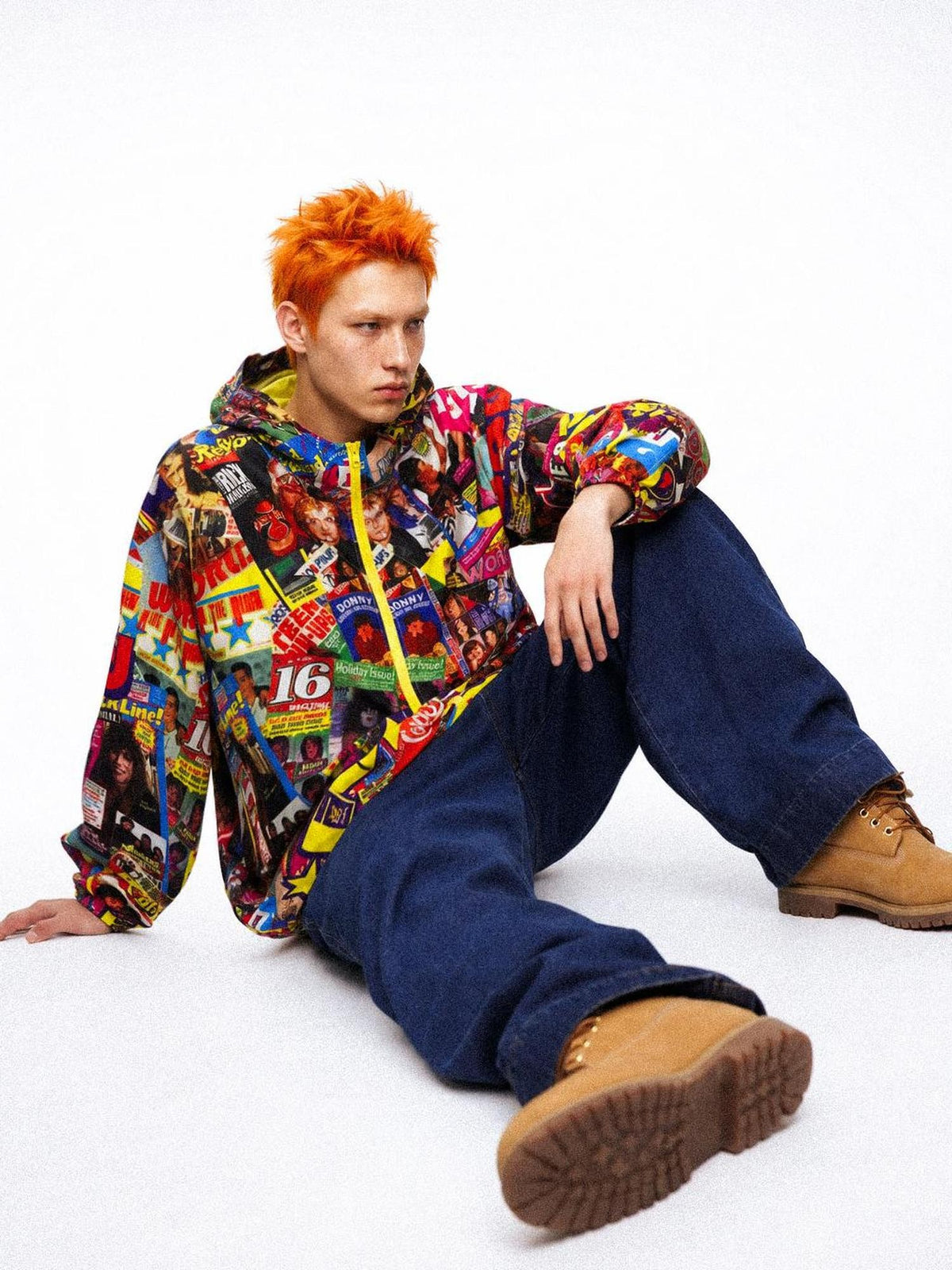 DeadEndKids Vintage Character Print Waterproof Polyester Women's Windbreakers