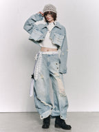 Frustration_Garden_Distressed_Frayed_Washed_Blue_Cropped_Women's_Cotton_Denim_Jackets_1026683657591_MISSTT