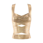 JYOSEI_Foil_Print_Crisscross_Lace_Up_Open_Back_V-neck_Women's_Polyester_Tank_Tops_1041678018479_MISSTT