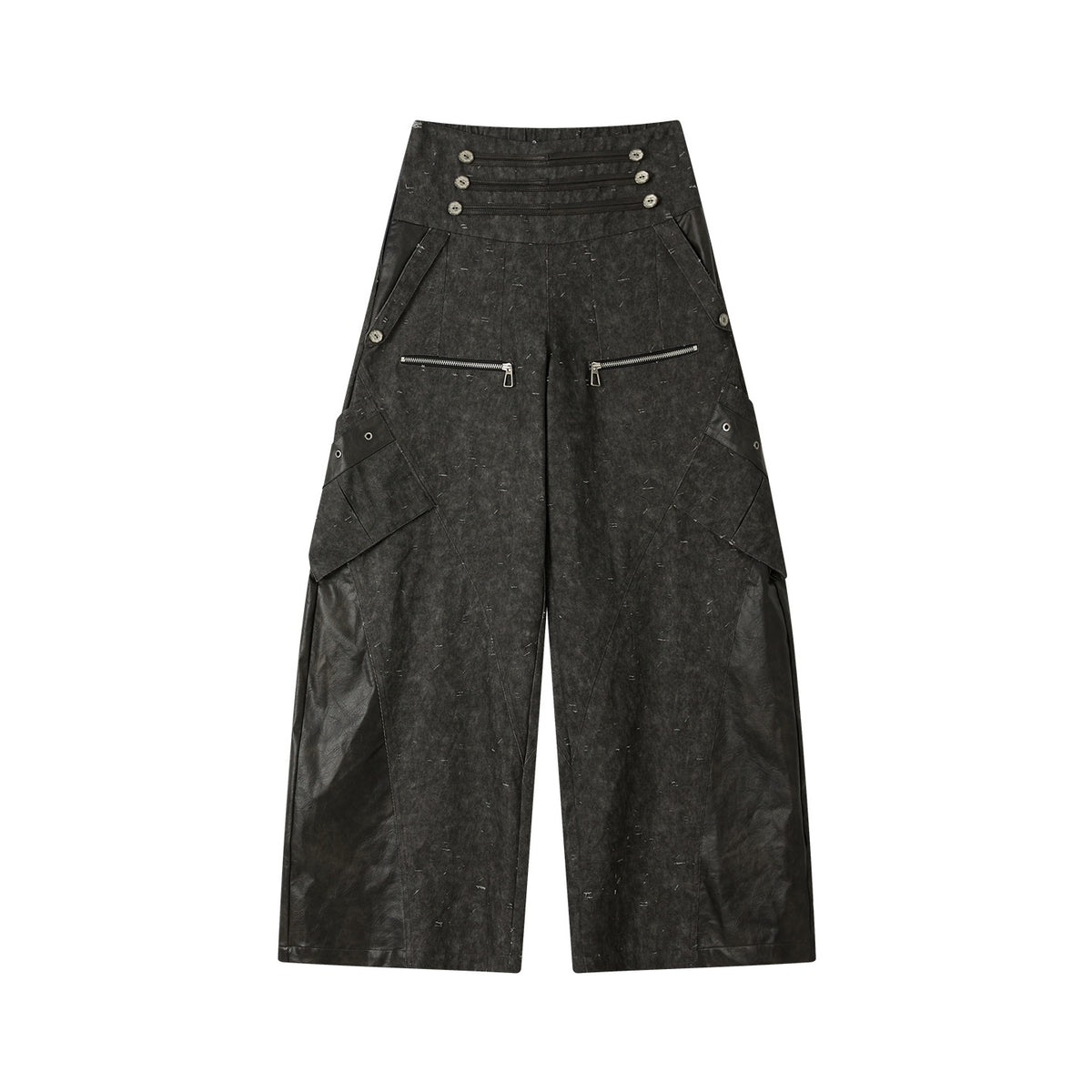 Lost_in_Lunar_High_Waist_Patchwork_Distressed_Pocket_Women's_Polyester_Wide-leg_Pants_1078865197563_MISSTT